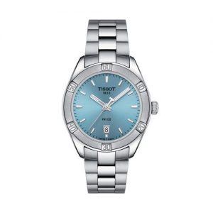 Regalo ideal en San Valentín: Reloj Tissot PR 100 Sport Chic para mujer de acero