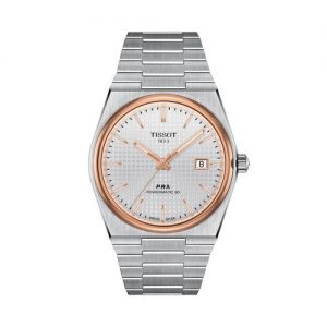 Regalo ideal en San Valentín: Reloj Tissot PRX Powermatic 80 para hombre de acero plateado