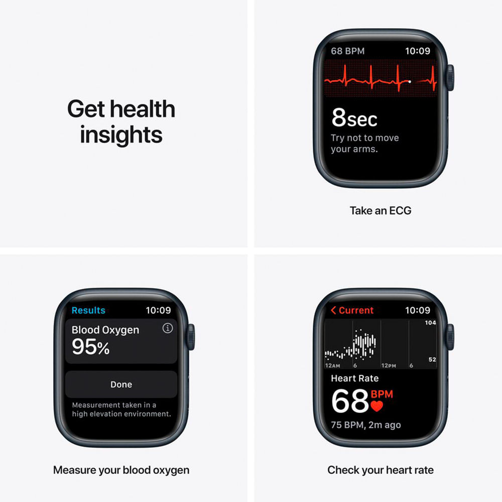 funciones del Apple Watch Series 7, salud