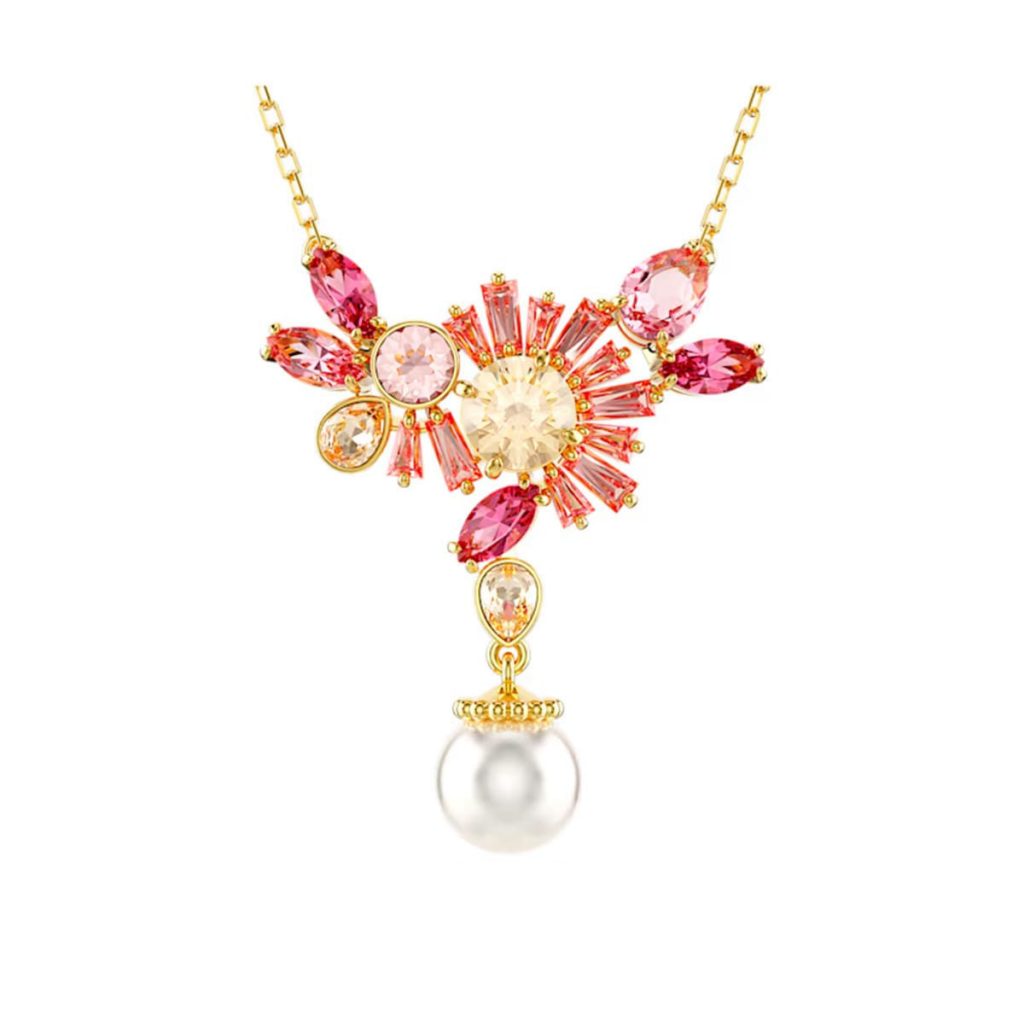 Nuevas joyas de Swarovski Colgante Swarovski Gema Flor Rosas